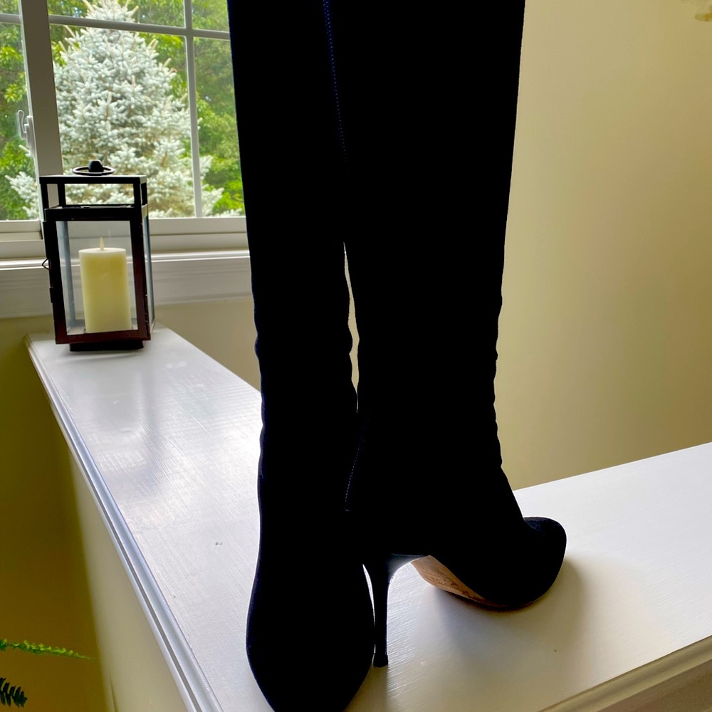 Back zip Jimmy Choo suede boots